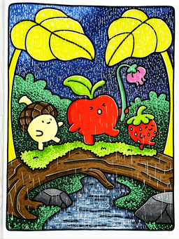 Fresh Glow Cute & Easy Coloring Book - thumbnail - 3