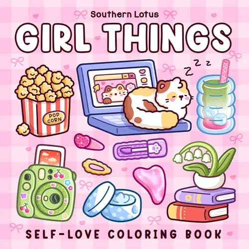 Girl Things Coloring Book
