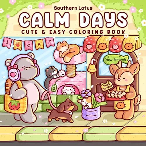 Calm Days Coloring Book