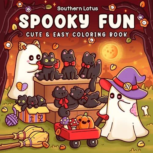 Spooky Fun Coloring Book